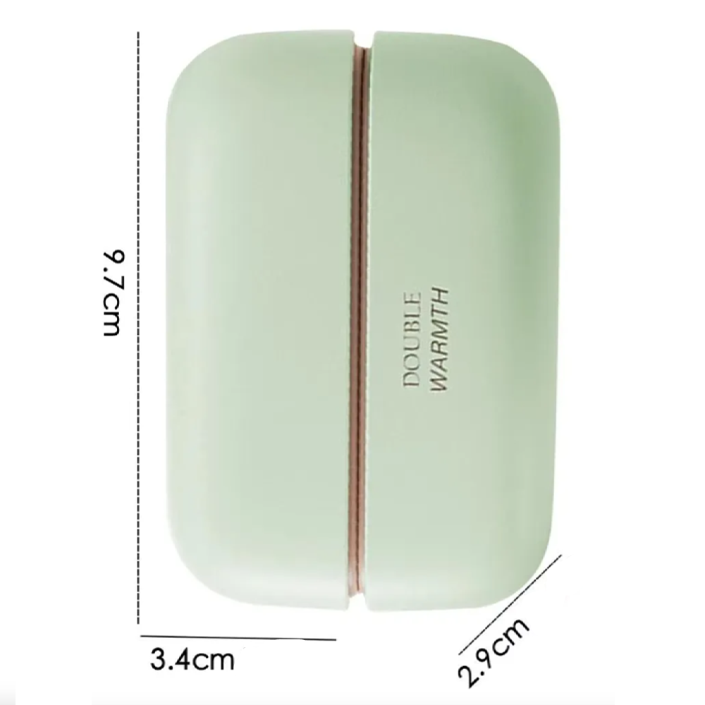 Kompakt újratölthető mini elektromos kézmelegítő – gyorsan tölthető fűtőeszköz hideg napokra, utazáshoz és szabadtéri tevékenységekhez (BBM)10