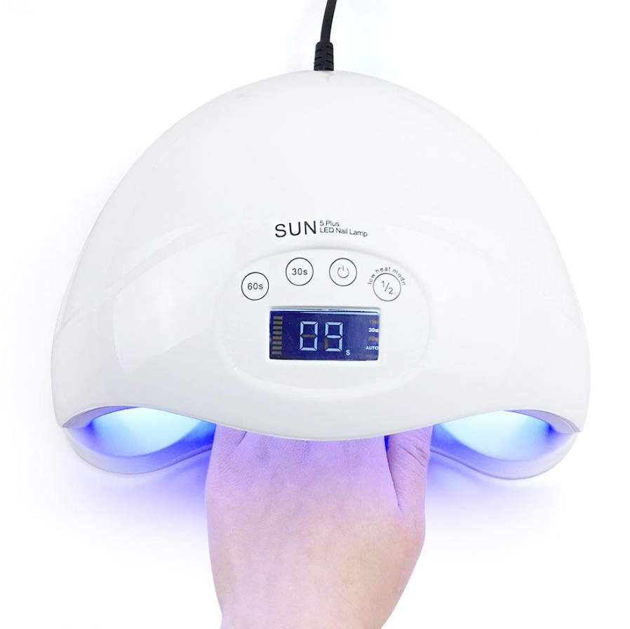 4 LED-es UVLED Köröm Lámpa – 48W nagy teljesítményű géllakk szárító, automatikus érzékelővel és időzítővel (BLLV)
