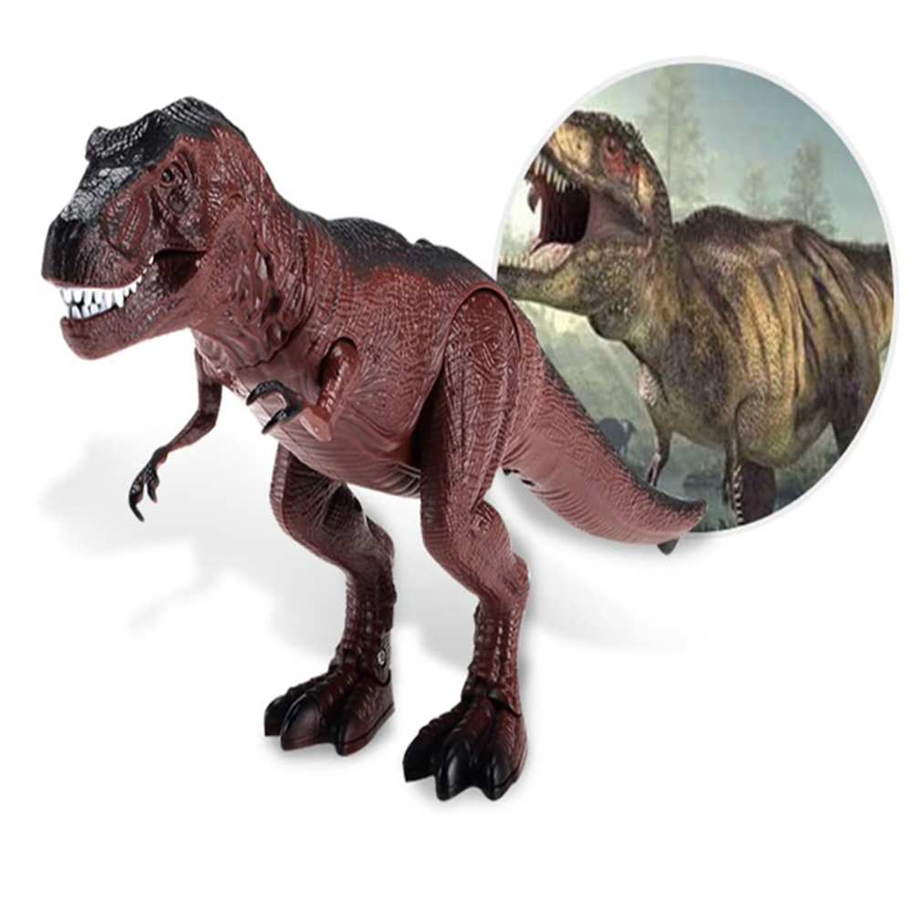 Távirányítós T-Rex dinoszaurusz – 25 cm-es mozgó és hangot adó interaktív játék gyerekeknek (BBJ)3
