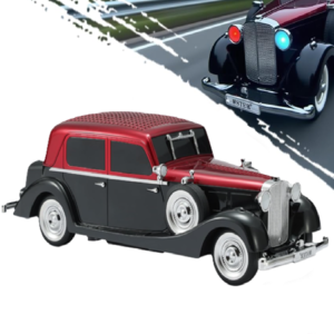Wester 1934 retro autó stílusú Bluetooth hangszóró – vezeték nélküli HD sztereó hangzás, FM rádió, LED fények és beépített mikrofon  (BBD) - Image 4