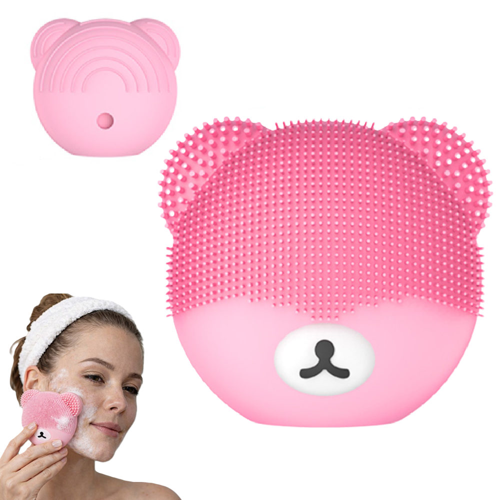Maci formájú arctisztító kefe – akkumulátoros sminkeltávolító és arctisztító eszköz (BLLV)2