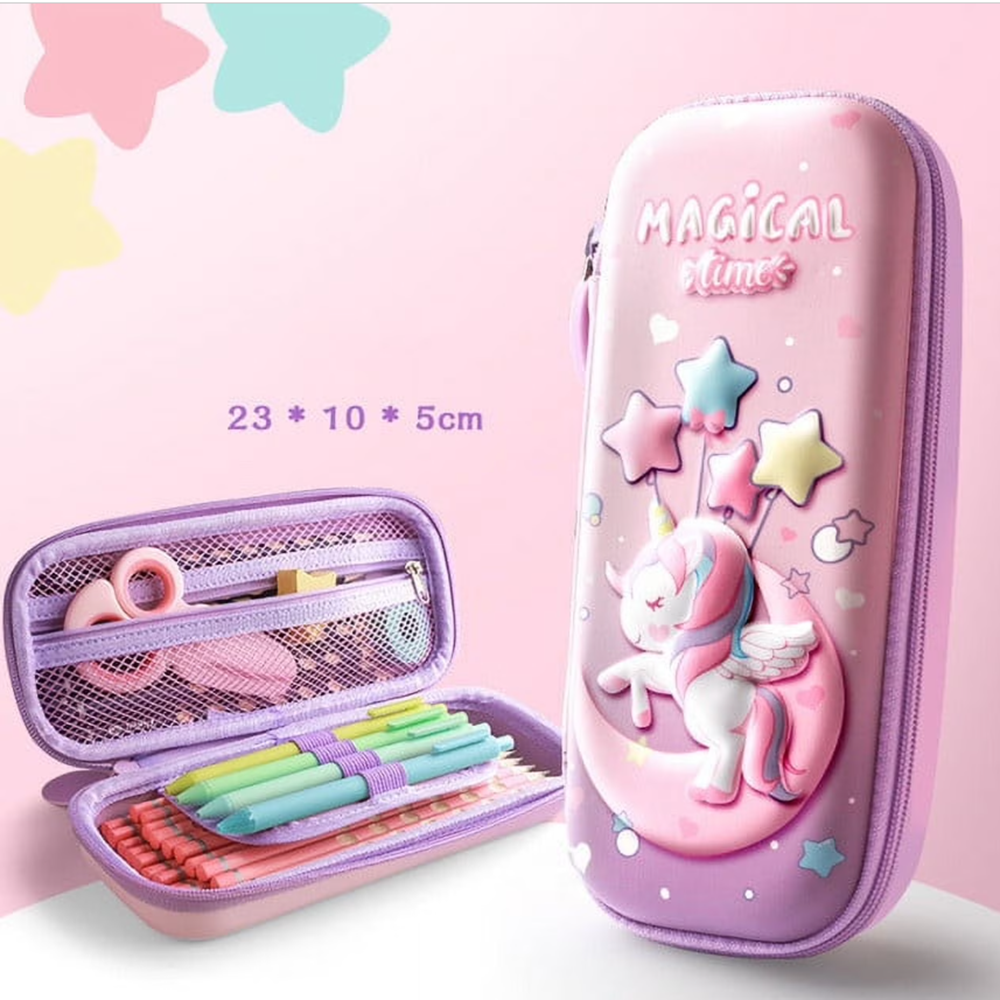 Aranyos pegazus tolltartó rajzfilmes írószer doboz lányoknak (BBJ) 3