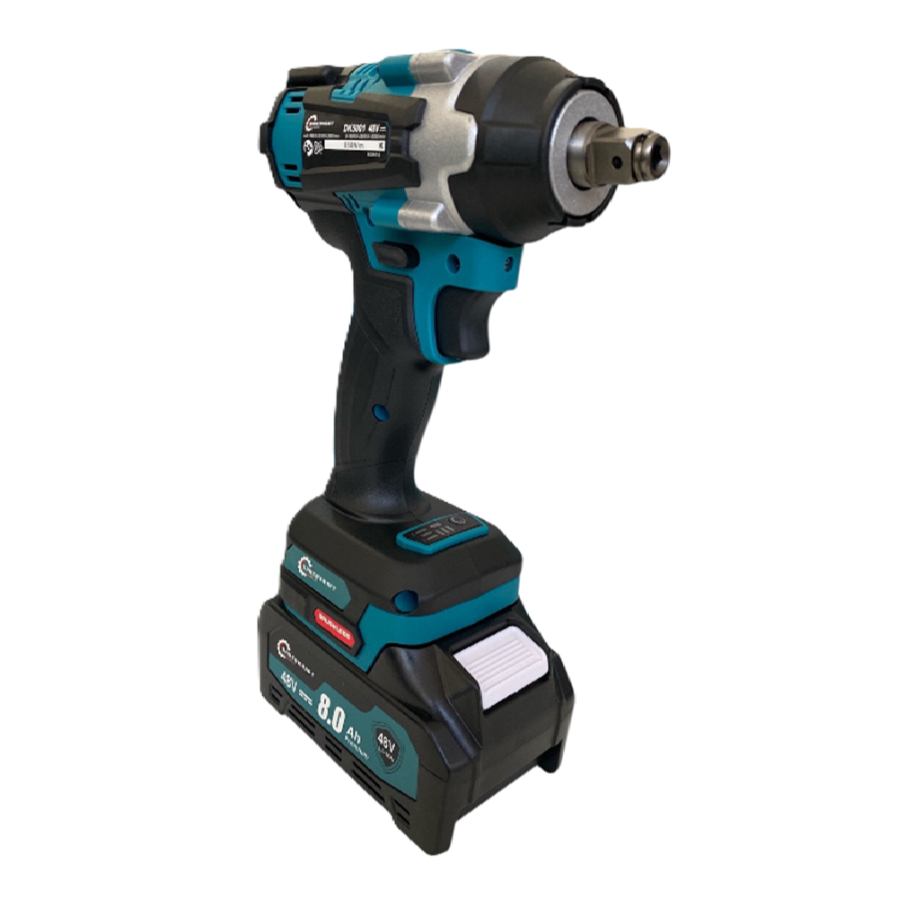 Dauerkraft 48V akkus szerszámgép csomag – sarokcsiszoló + ütvecsavarozó, 2×8Ah (FX)9