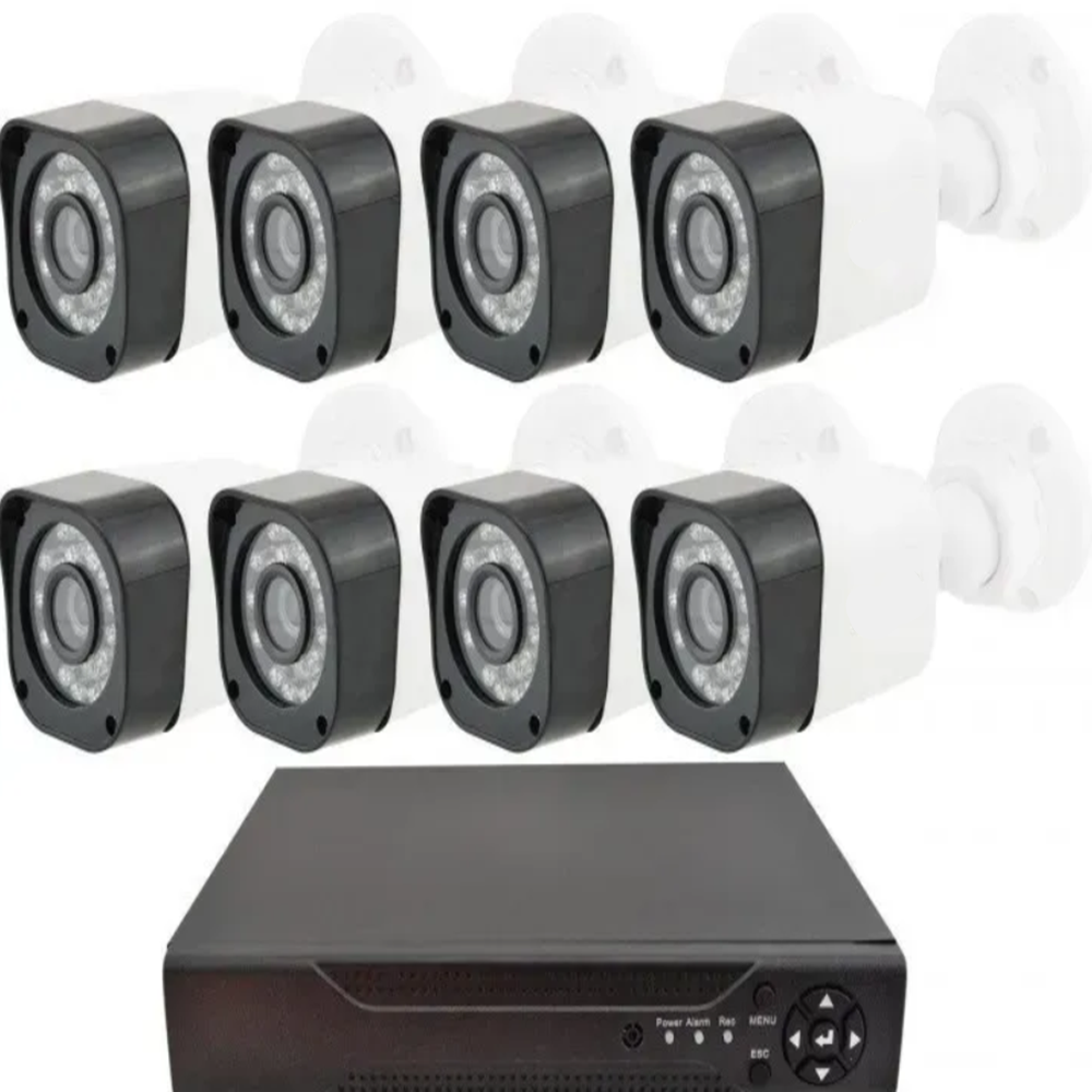 Full AHD CCTV 8 kamerás komplett biztonsági megfigyelő rendszer FULL HD 3
