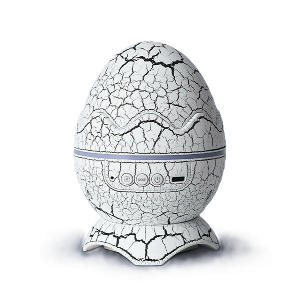 Galaxy fényprojektor bluetooth hangszóróval és fehér zajjal – LED csillag aurora dinoszaurusz tojás éjszakai fény gyerekszobába 1