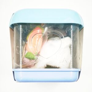 BunnyCare interaktív fehér plüss nyuszi szett hordozóval – kiegészítős plüss játék gyerekeknek (BBMJ) - Image 7