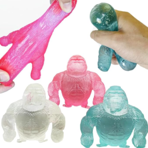 Realisztikus gorilla squishy játék – puha, szorítható stresszcsökkentő és feszültségoldó játék iskolásoknak és felnőtteknek (BBMJ) (FX) - Image 1