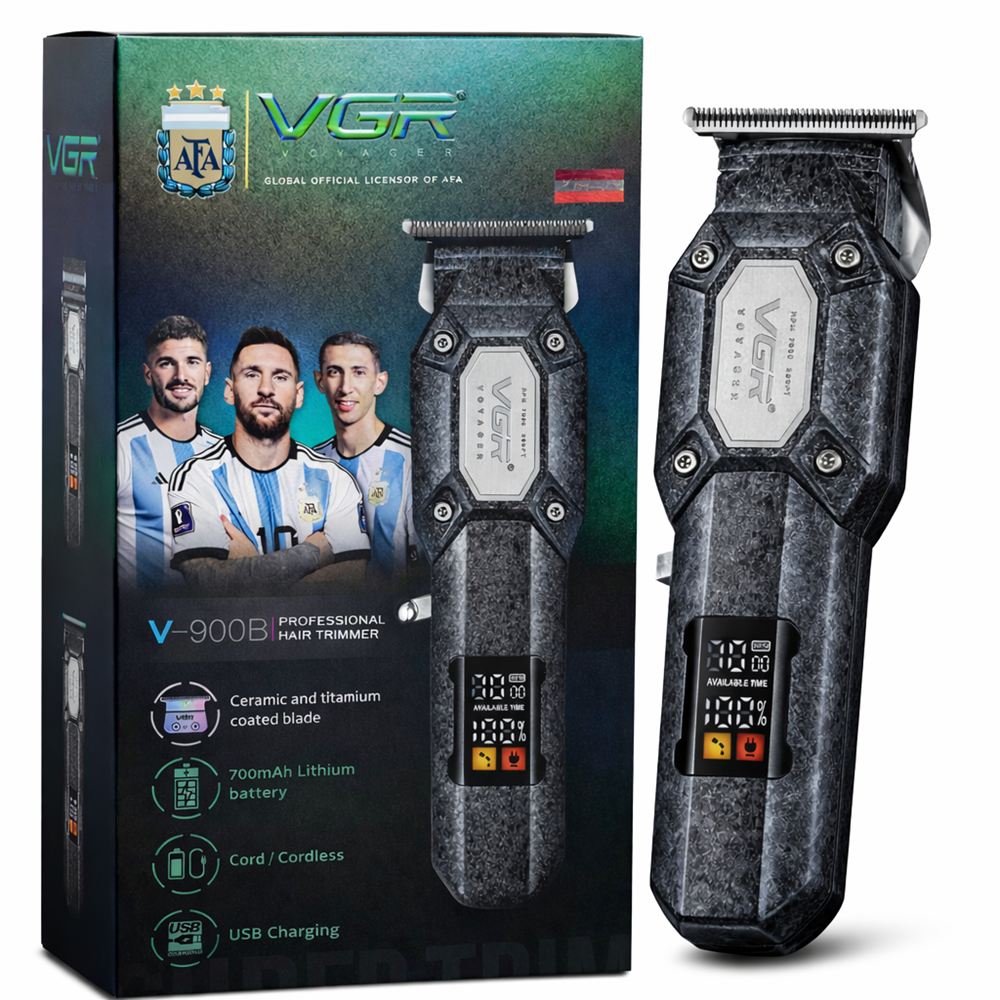 VGR V-900B Akkumulátoros hajnyíró és szakállvágó trimmer – professzionális, vezeték nélküli, precíziós vágás (BBD) 67