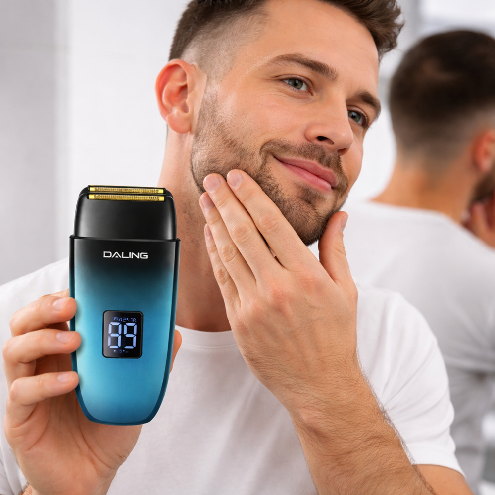 Daling DL-9306 professzionális hajvágó és szakállvágó szett – vezeték nélküli grooming kit borotvával (BBD) 7