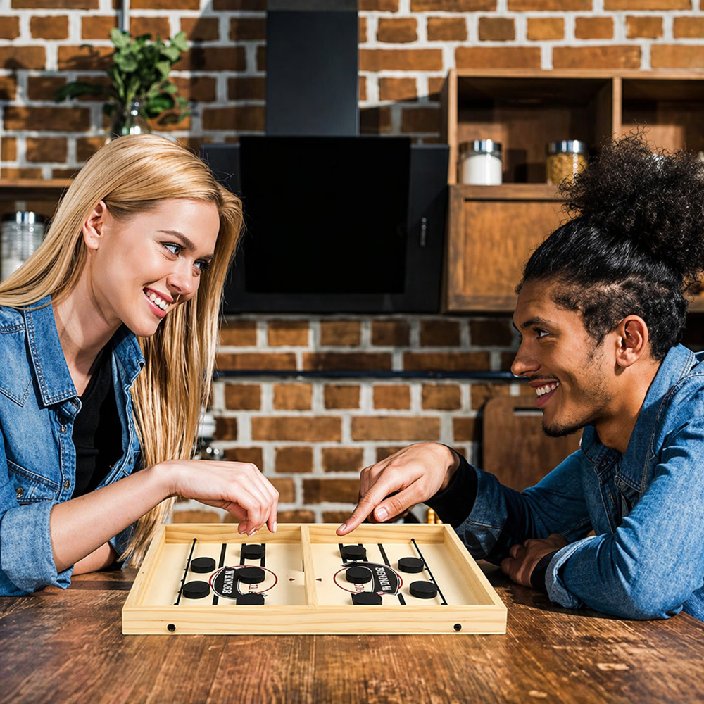 Foosball Winner asztali csocsó játék – interaktív ügyességi társasjáték gyerekeknek 35×22 cm (BBJ) 3