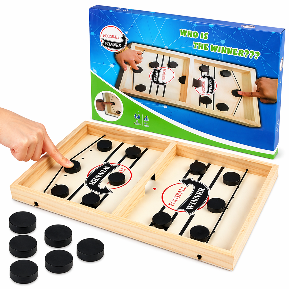 Foosball Winner asztali csocsó játék – interaktív ügyességi társasjáték gyerekeknek 35×22 cm (BBJ) 5