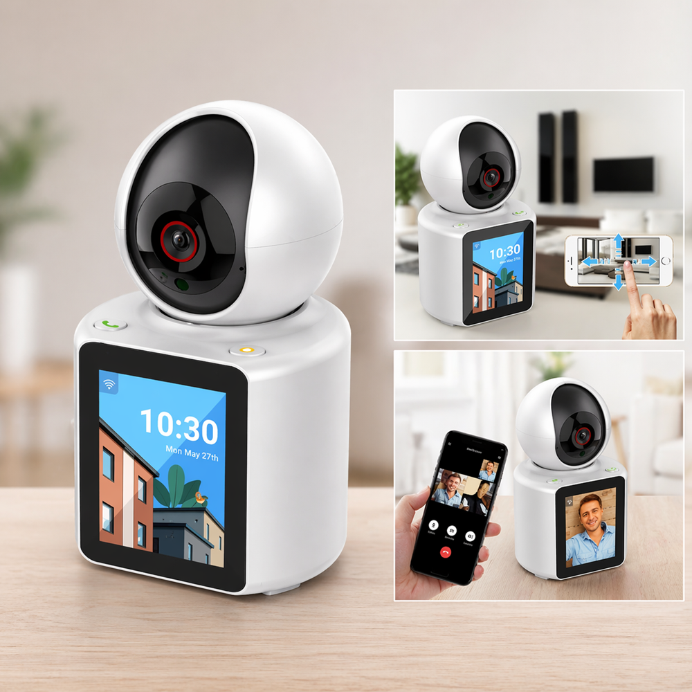 Sumker KE24-129 okos beltéri WiFi kamera – HD megfigyelő rendszer élő videohívás funkcióval (BBD) 7