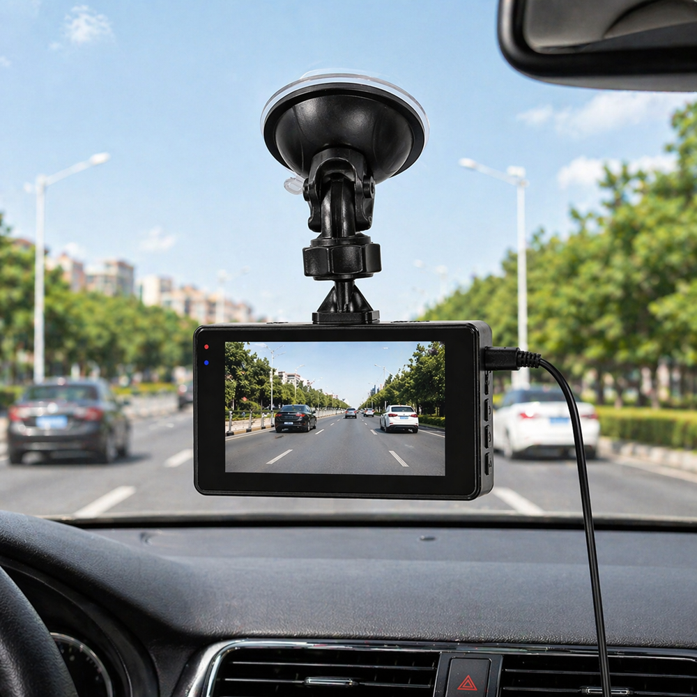 JINGONG KOS-14046 2K Autós menetrögzítő kamera – Full HD Dash Cam, szélvédőre rögzíthető, éjjeli mód, loop felvétel (BBD) 2