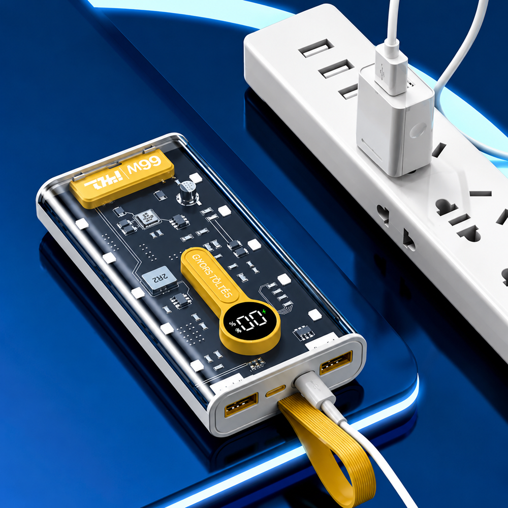 NEN XN-743 powerbank 28000mAh – 65W szupergyors töltésű hordozható külső akkumulátor (BBD) 2