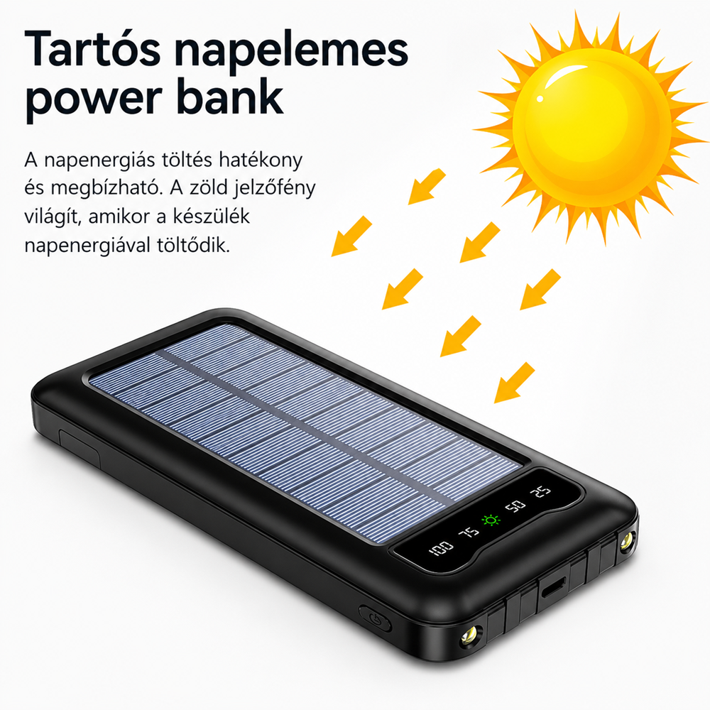 XNEN XN-495 powerbank 28000mAh – nagy kapacitású hordozható gyorstöltő külső akkumulátor (BBD) 5