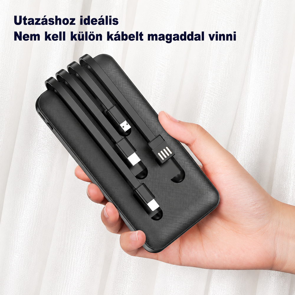XNEN XN-495 powerbank 28000mAh – nagy kapacitású hordozható gyorstöltő külső akkumulátor (BBD) 6