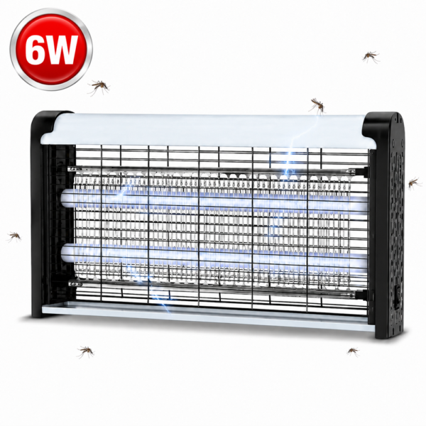 6W LED elektromos rovarcsapda – beltéri UV szúnyog- és légyirtó lámpa vegyszermentes működéssel (BBD) 1