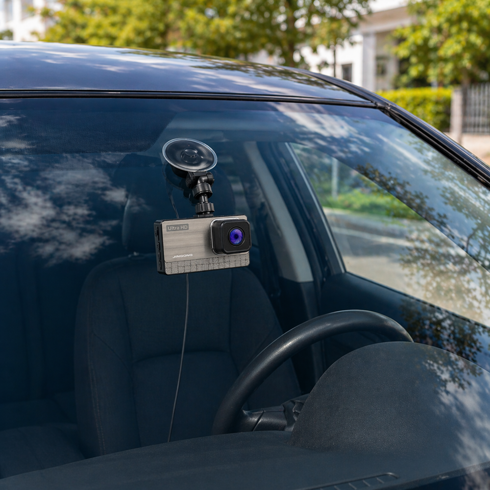 JINGONG KOS-14046 2K Autós menetrögzítő kamera – Full HD Dash Cam, szélvédőre rögzíthető, éjjeli mód, loop felvétel (BBD) 3