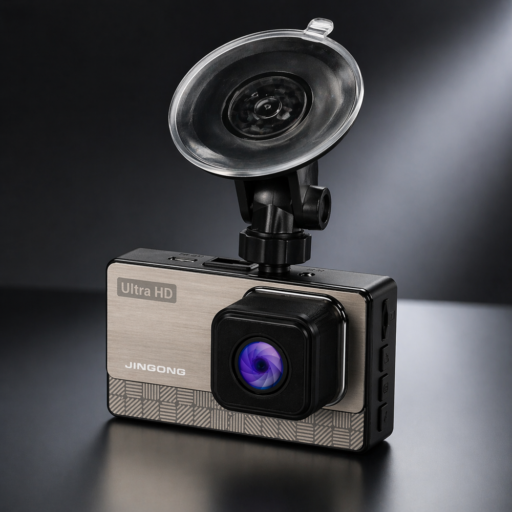 JINGONG KOS-14046 2K Autós menetrögzítő kamera – Full HD Dash Cam, szélvédőre rögzíthető, éjjeli mód, loop felvétel (BBD) 5