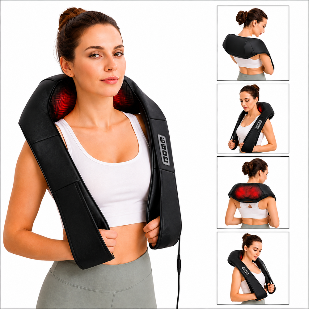 Shiatsu intenzív nyak és testmasszírozó infravörös fűtés funkcióval (BBV)